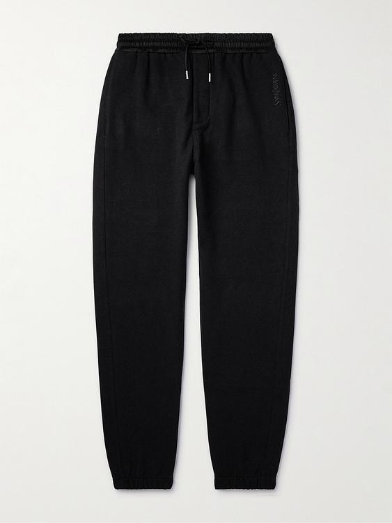 Black sweatpants from Saint Laurent