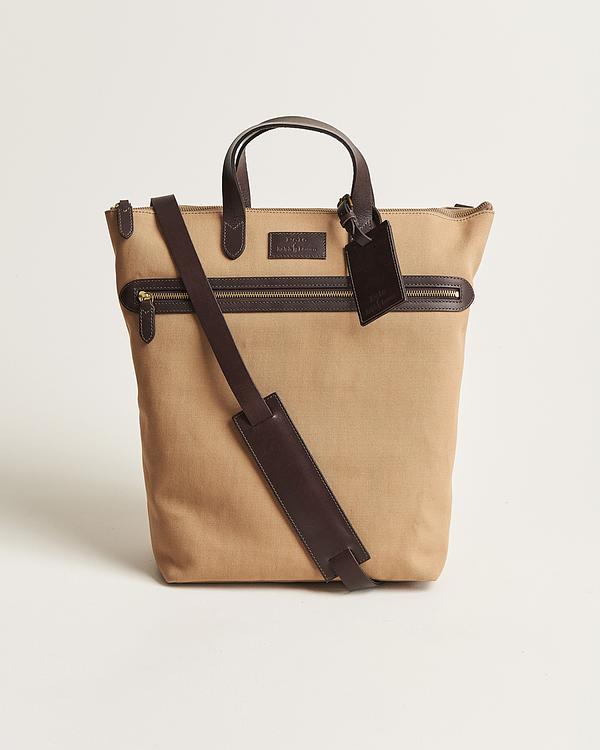 Taupe tote bag from Polo Ralph Lauren