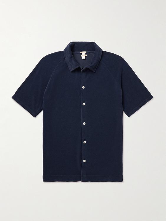Black short sleeve shirt from Massimo Alba