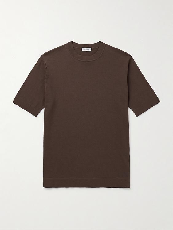 Dark brown t-shirt from De Petrillo