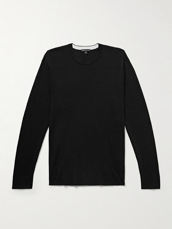 Black sweatshirt from James Perse