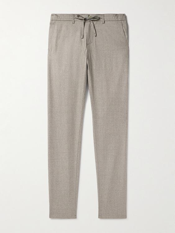 Grey chinos from Canali