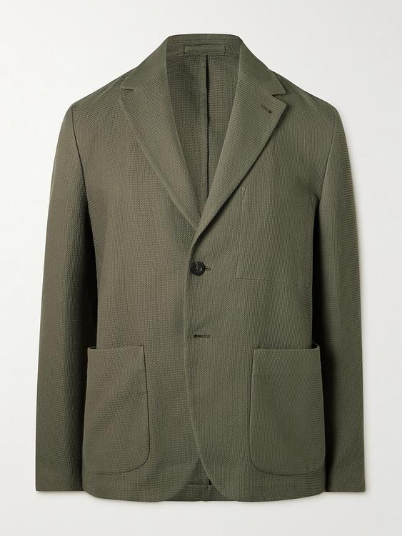 Taupe suit jacket from Mr P.