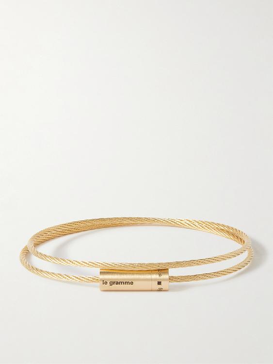 Dark yellow bracelet from Le Gramme