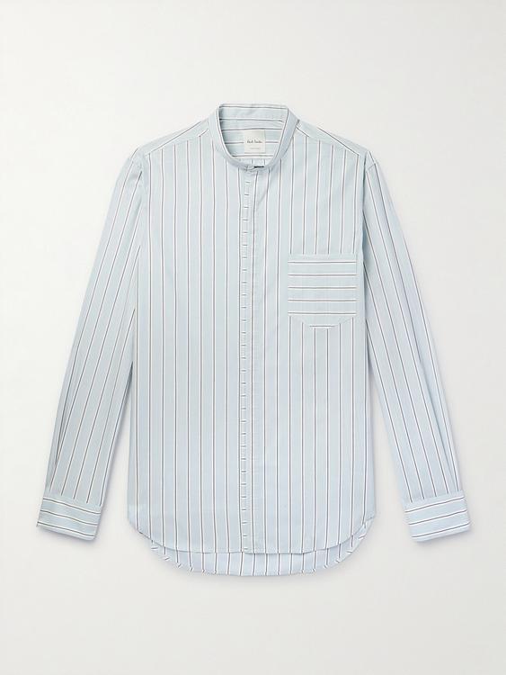 Striped light blue casual shirt from Paul Smith