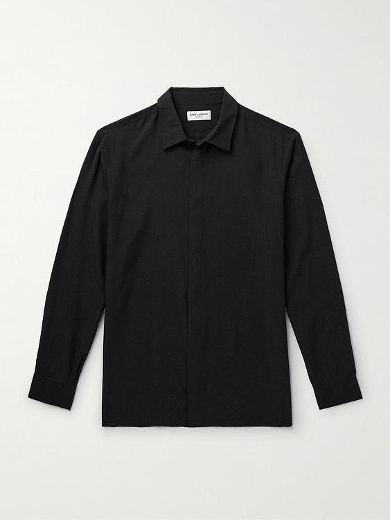 Black casual shirt from Saint Laurent