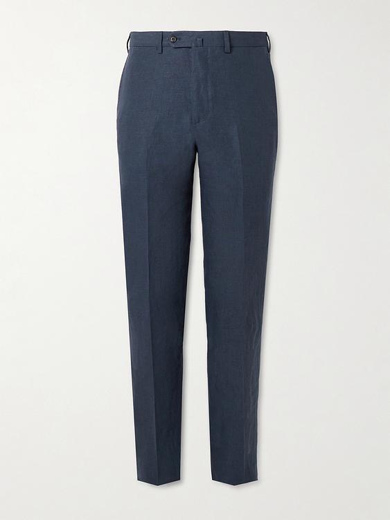 Dark grey suit trousers from De Petrillo