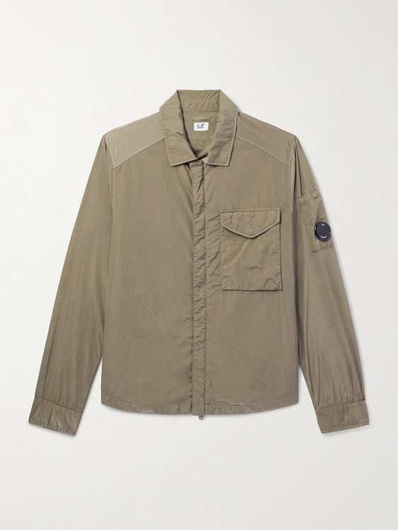Taupe overshirt from C.P. Company
