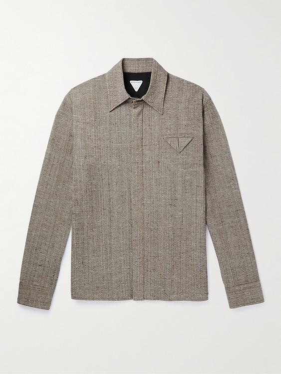 Grey casual shirt from Bottega Veneta