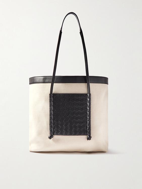 Black tote bag from Bottega Veneta