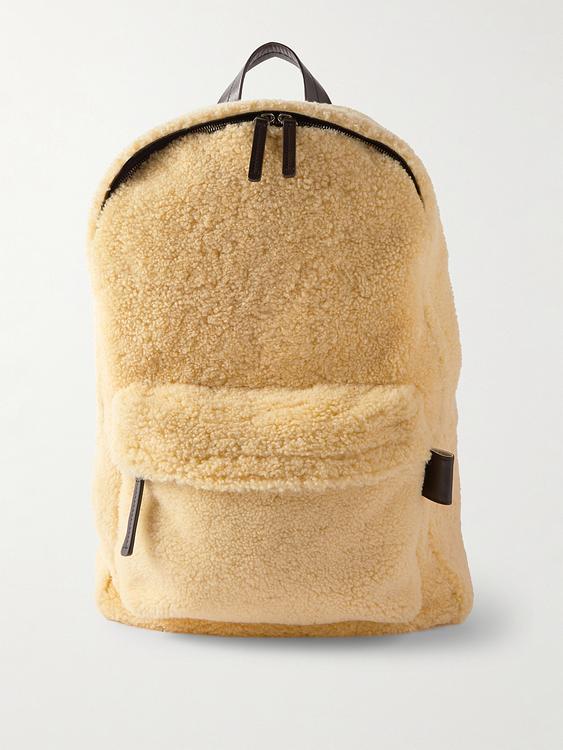 Beige backpack from Bottega Veneta