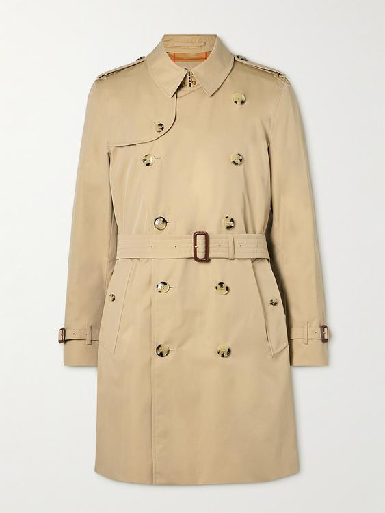 Taupe trench coat from Burberry