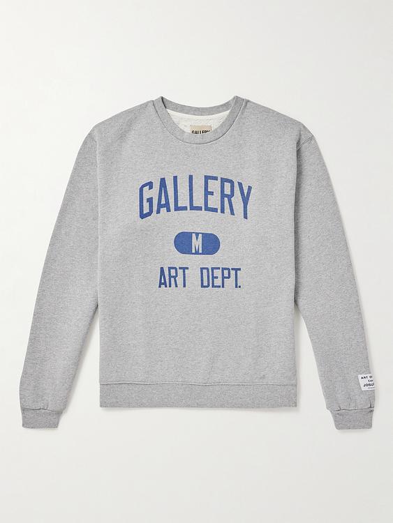 Print grey sweatshirt from Gallery Dept.