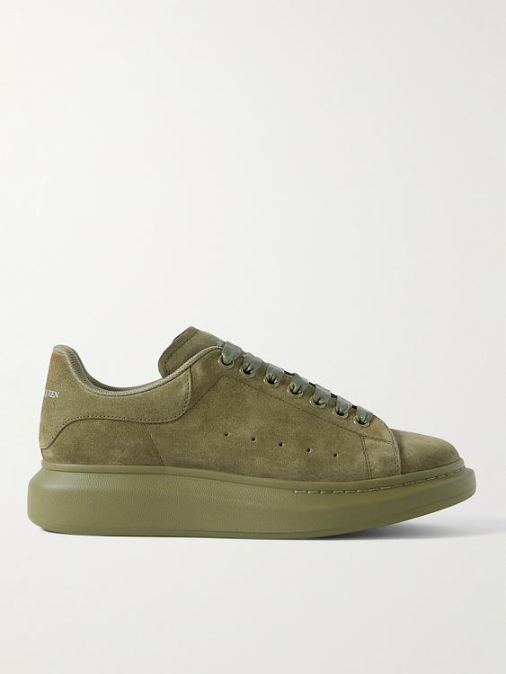 Taupe sneakers from Alexander Mcqueen