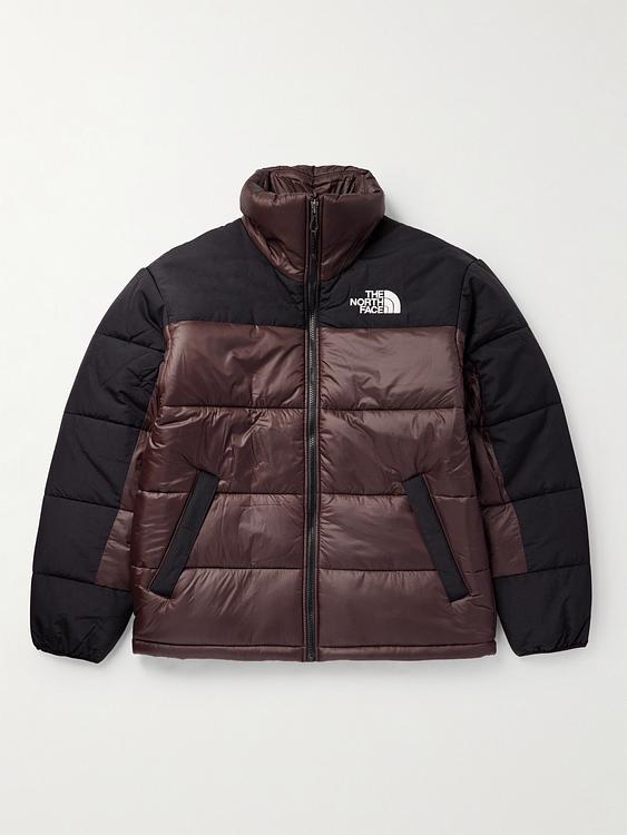 Black down jacket from The North Face