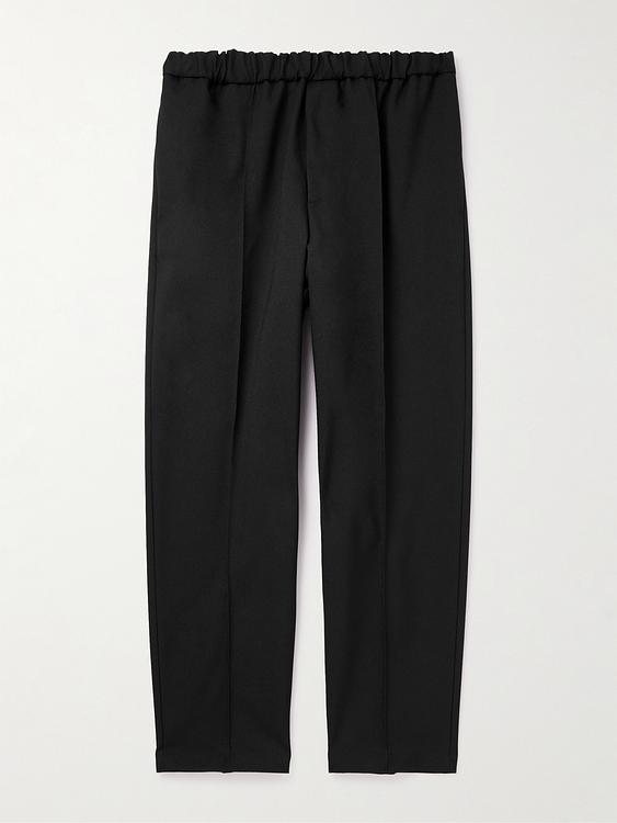 Black casual trousers from Jil Sander