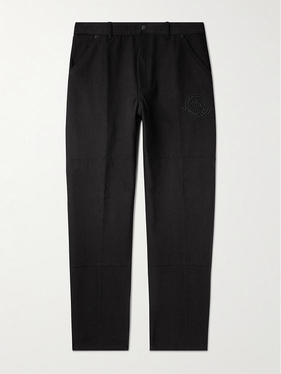 Black chinos from Moncler