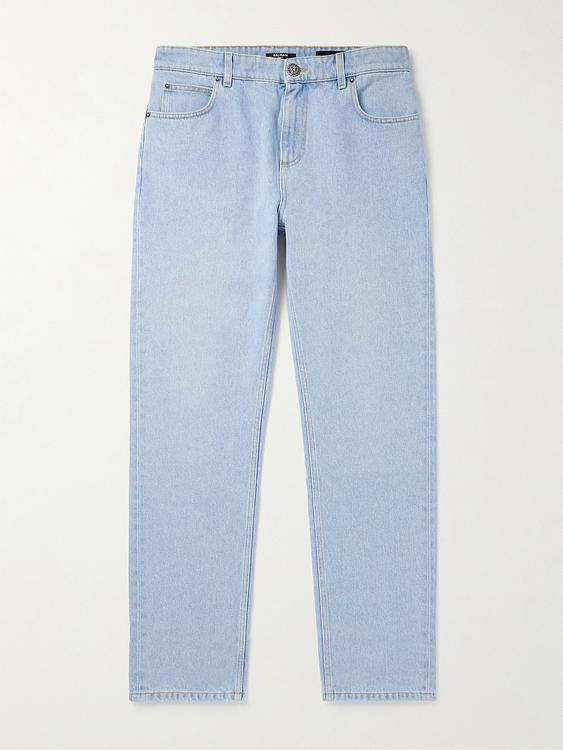 Light blue jeans from Balmain