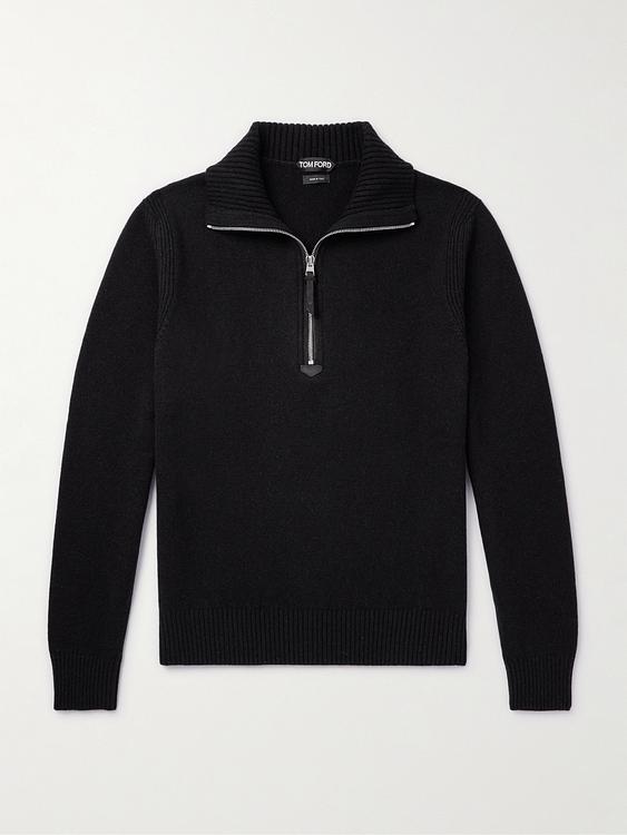 Black half-zip from Tom Ford