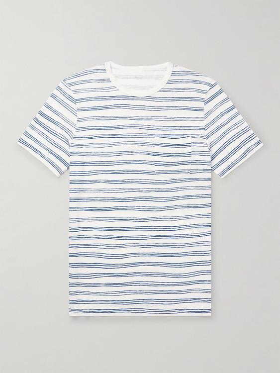 Striped white t-shirt from Hartford