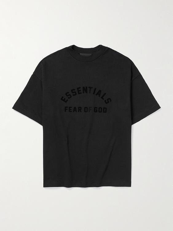 Print black t-shirt from Fear Of God Essentials