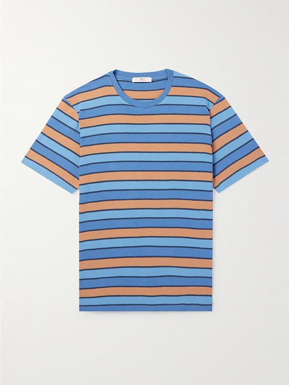 Striped blue t-shirt from Mr P.