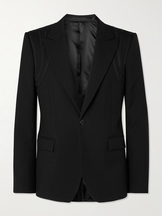 Black suit jacket from Alexander Mcqueen