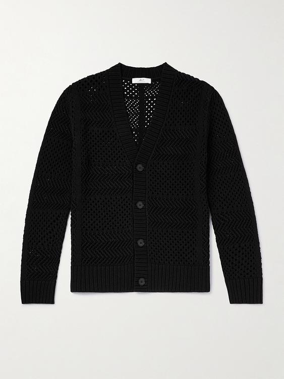 Black cardigan from Mr P.