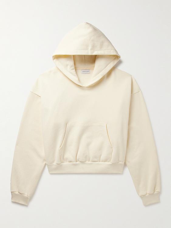 White hooded sweatshirt from John Elliott