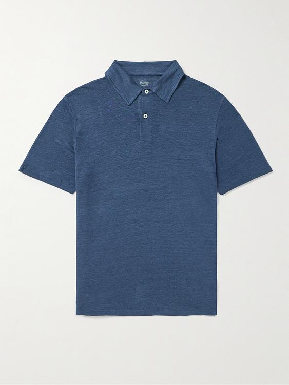 Dark blue short sleeve polo shirt from Hartford