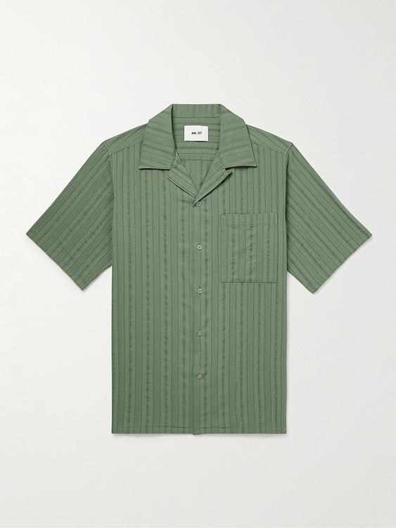 Green short sleeve polo shirt from NN07
