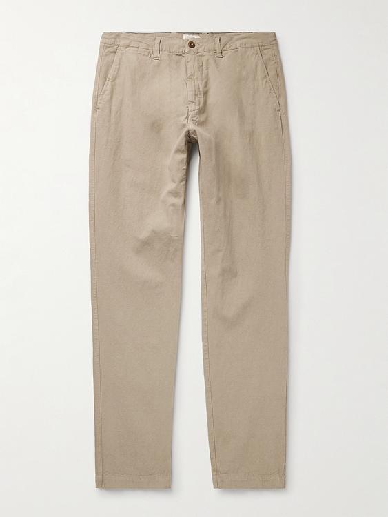 Taupe chinos from Hartford