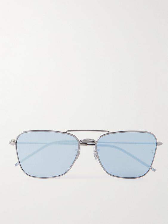 Light blue d-frame sunglasses from Ray-Ban