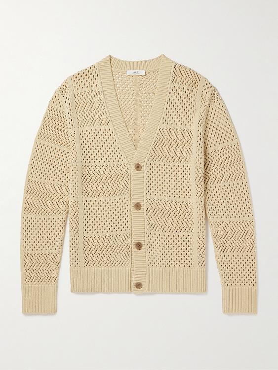 Beige cardigan from Mr P.