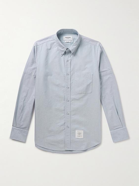 Grey casual shirt from Thom Browne