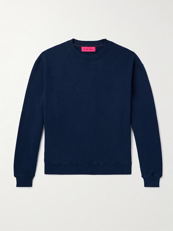 Dark blue sweatshirt from The Elder Statesman