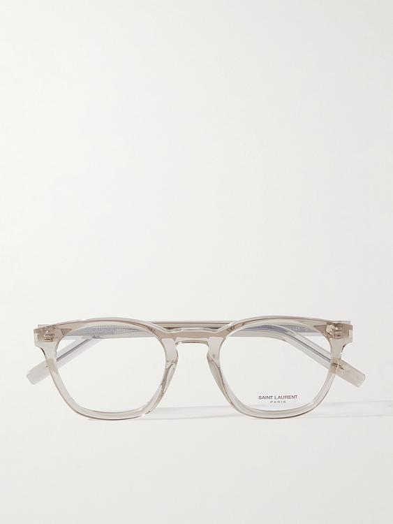Grey d-frame glasses from Saint Laurent