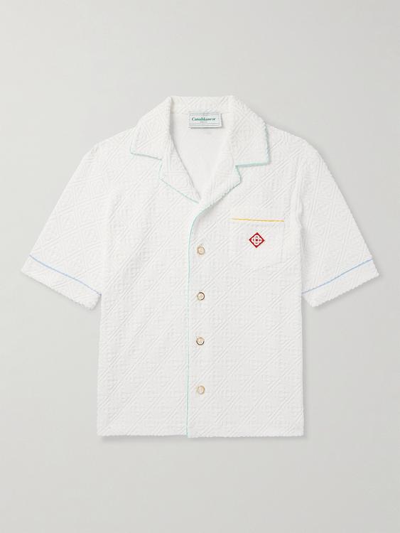 White short sleeve shirt from Casablanca