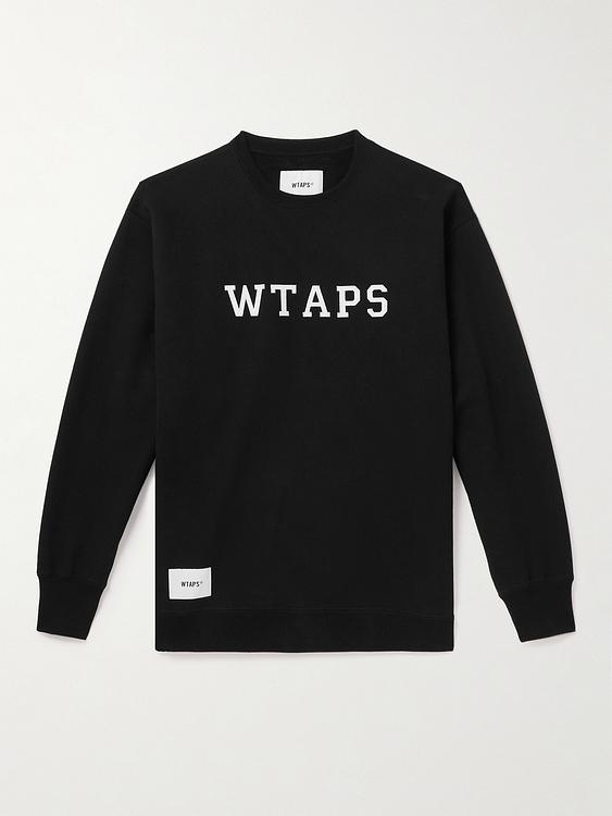 Print black sweatshirt from Wtaps®