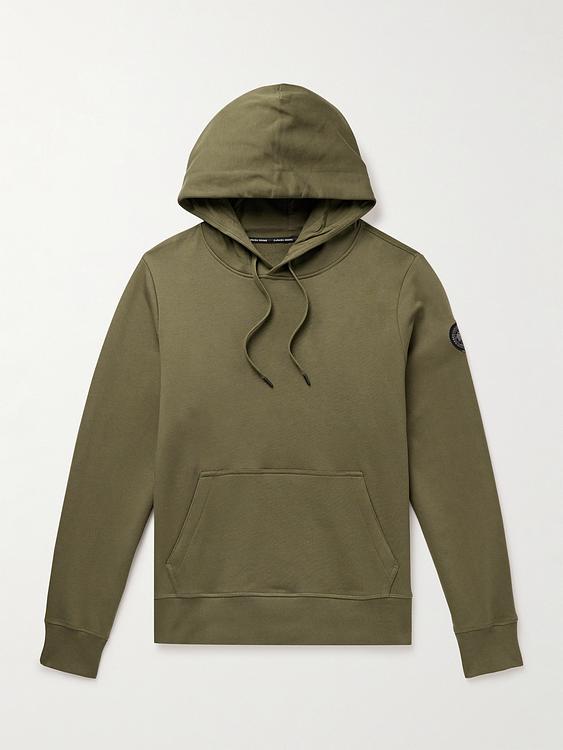 Taupe hooded sweatshirt from Canada Goose