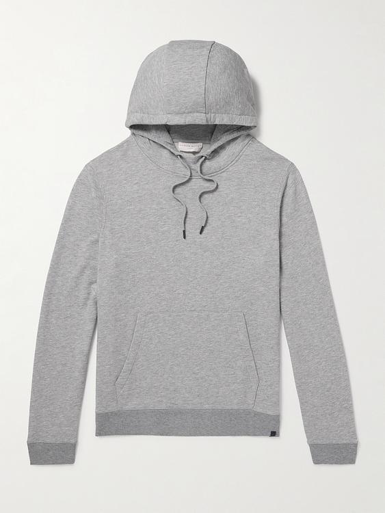 Grey hooded sweatshirt from Derek Rose
