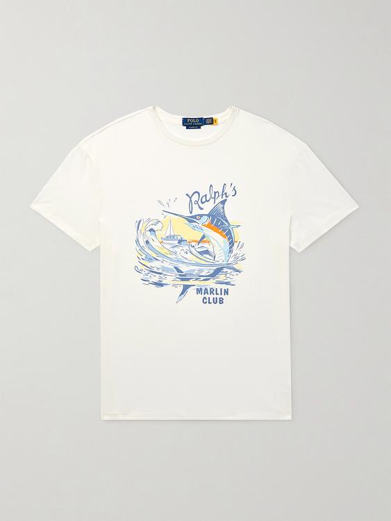 Print white t-shirt from Polo Ralph Lauren