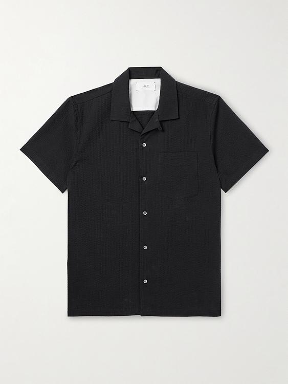 Black short sleeve shirt from Mr P.