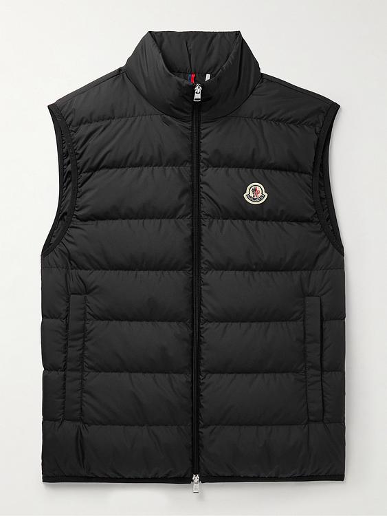Black vest from Moncler