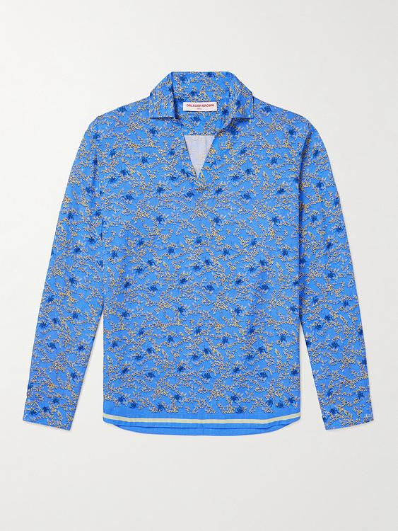 Blue casual shirt from Orlebar Brown