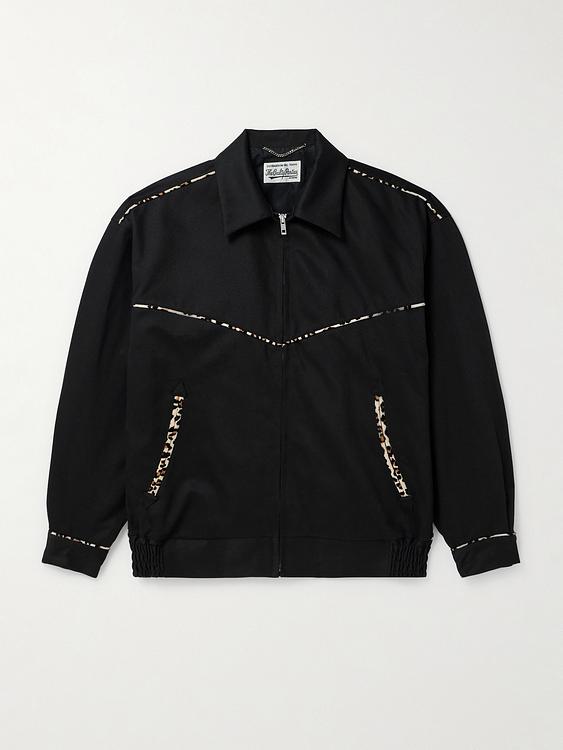 Print black casual jacket from Wacko Maria