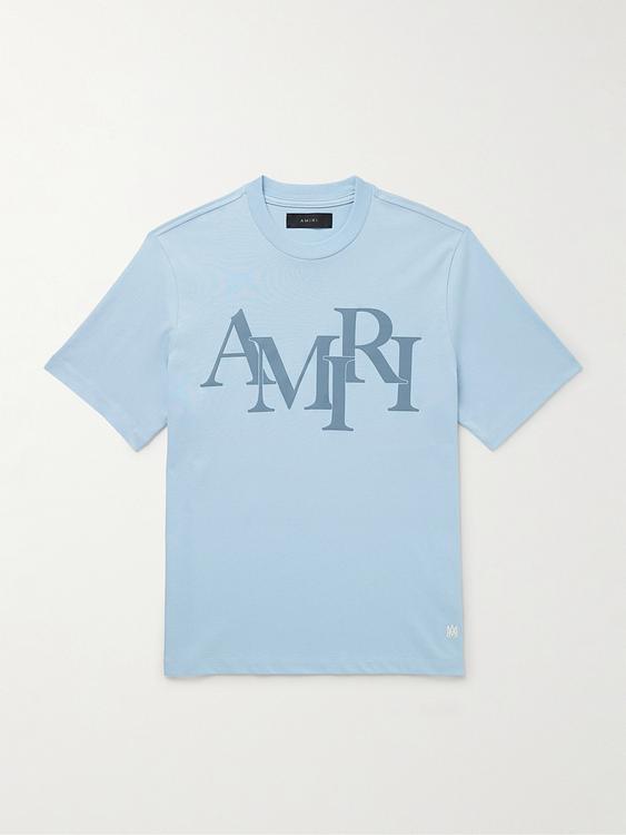 Print light blue t-shirt from Amiri