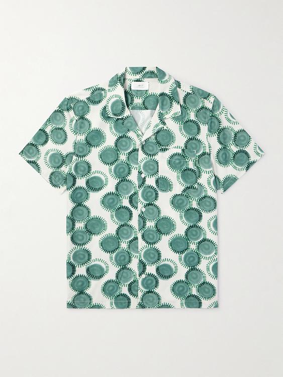 Teal short sleeve shirt from Mr P.