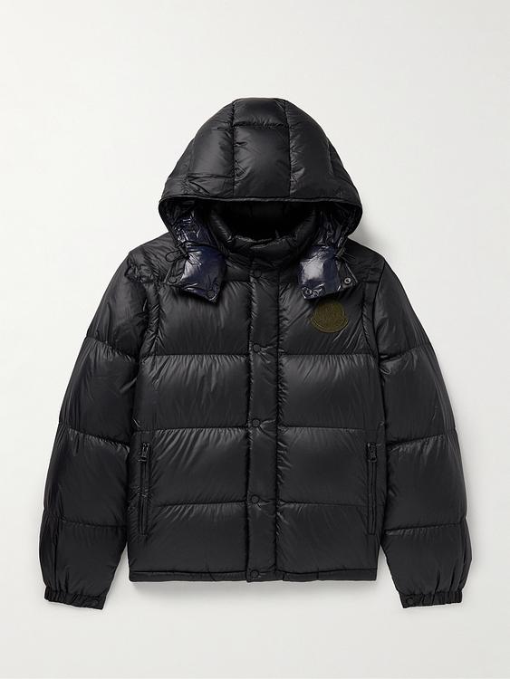 Black down jacket from Moncler