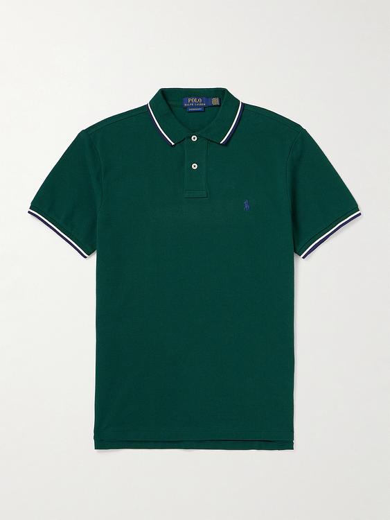 Dark green short sleeve polo shirt from Polo Ralph Lauren